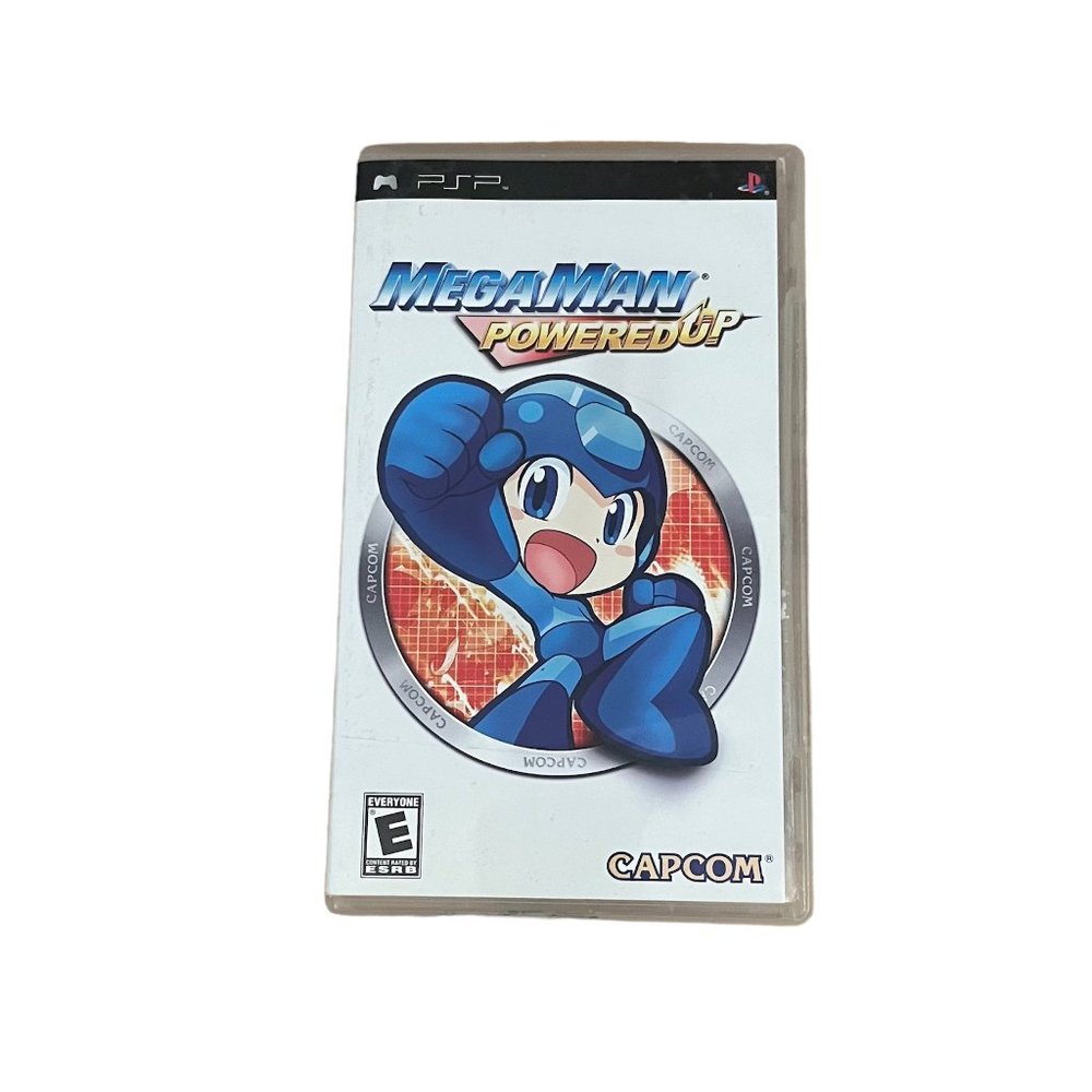 Ultra Rare Mega Man Powered Up Psp Game Complete - Tested